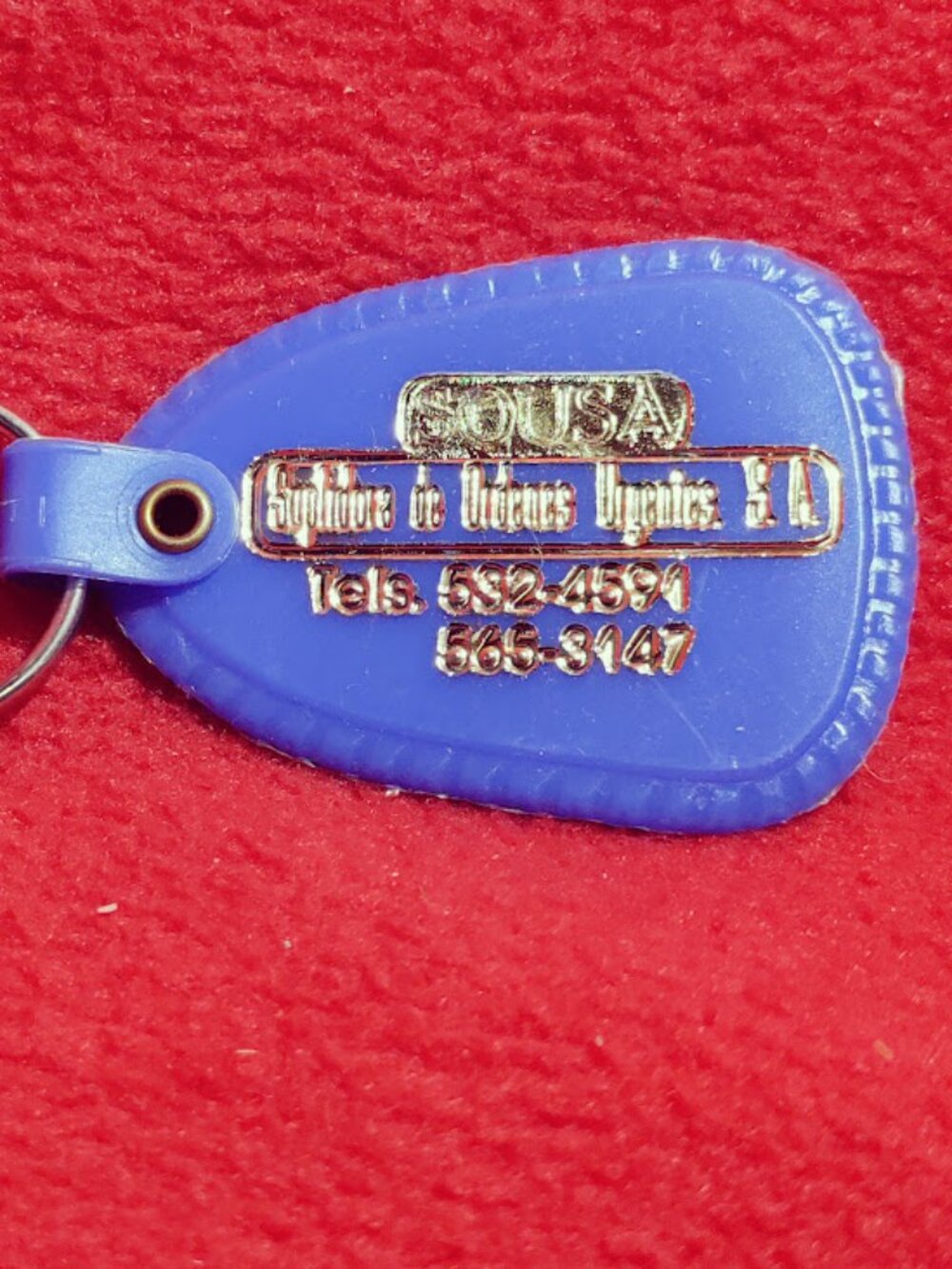 Vintage SOUSA Advertising Keychain